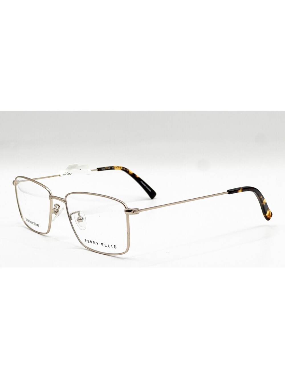 Perry Ellis Pe 437-2 Polished Gold Authentic Eyeglasses 54-17-140